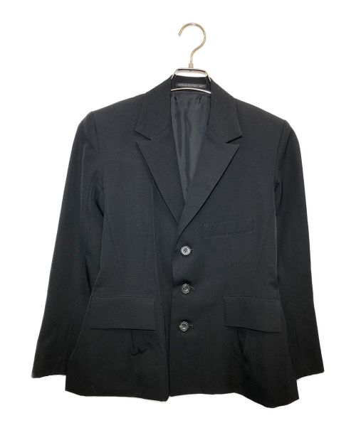 YOHJI YAMAMOTO（ヨウジヤマモト）YOHJI YAMAMOTO (ヨウジヤマモト) レングスデザインテーラードジャケット ブラック サイズ:Sの古着・服飾アイテム