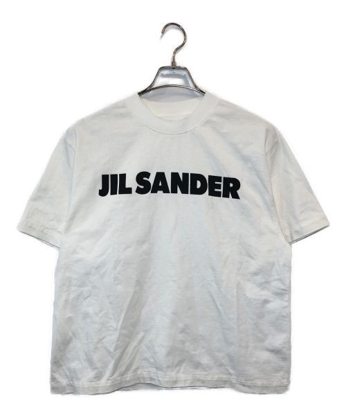 JIL SANDER（ジルサンダー）JIL SANDER (ジルサンダー) オーバーサイズロゴTシャツ ホワイト サイズ:SIZE Mの古着・服飾アイテム