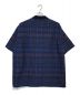 Coohem (コーヘン) サマーチェックツイードシャツ ネイビー サイズ:SIZE L：15000円