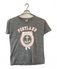RUSSELL ATHLETIC (ラッセルアスレチック) PORTLAND プリントTシャツ グレー サイズ:M
