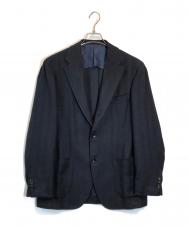 Brilla per il gusto (ブリッラ ペル イルグースト) シルクキャメルテーラードジャケット ネイビー サイズ:SIZE 50