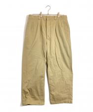 French Army (フレンチアーミー) M-52 2タック コットン パンツ ベージュ サイズ:35