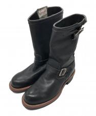 CHIPPEWA (チペワ) ENGINEER BOOTS ブラック サイズ:SIZE US 81/2