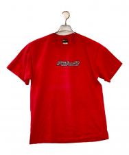 USED (ユーズド) プリントTシャツ レッド サイズ:L