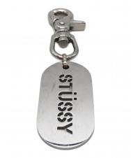 stussy (ステューシー) Metal Tag Keychain シルバー サイズ:下記参照