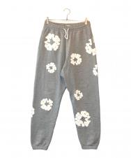 Denim Tears (デニムティアーズ) コットンリーススウェットパンツ グレー サイズ:M