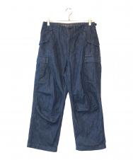 Denham (デンハム) 10OZデニムカーゴパンツ インディゴ サイズ:SMALL
