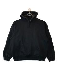 SUPREME (シュプリーム) SATIN APPLIQUE HOODED SWEATSHIRT ブラック サイズ:XLarge