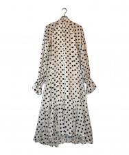 MAISON SPECIAL (メゾンスペシャル) 2WAY Sleeve Dot One-Piece ホワイト サイズ:38