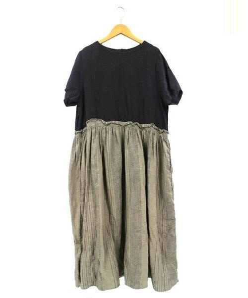 中古 古着通販 Nest Robe ネストローブ リネンワンピース チャコールグレー ベージュ サイズ 不明 ブランド 古着通販 トレファク公式 Trefac Fashion