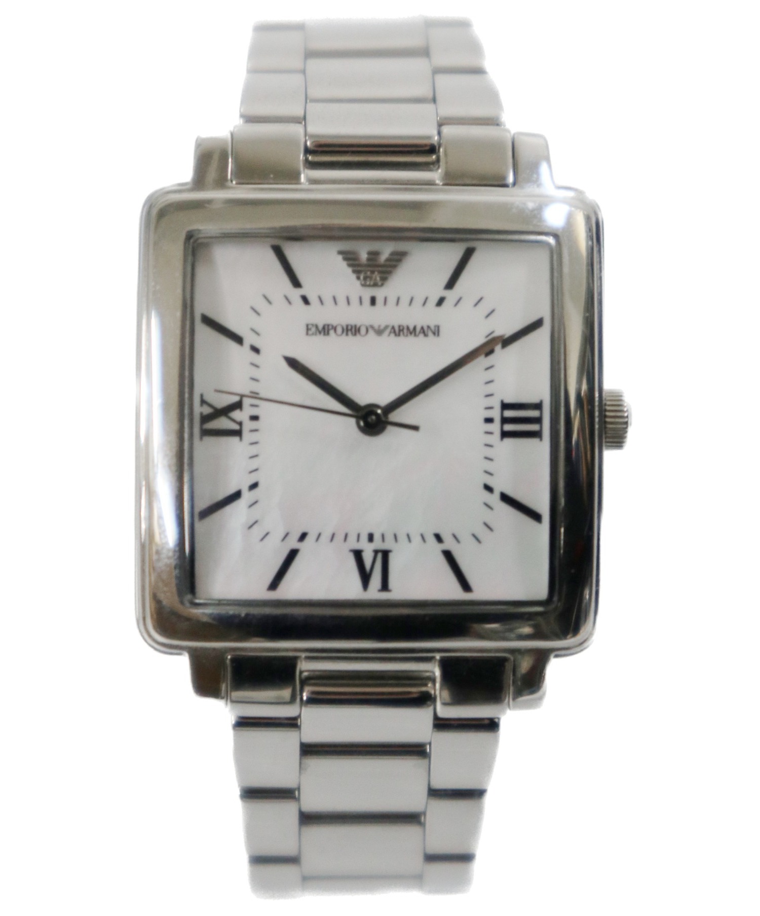 square armani watch