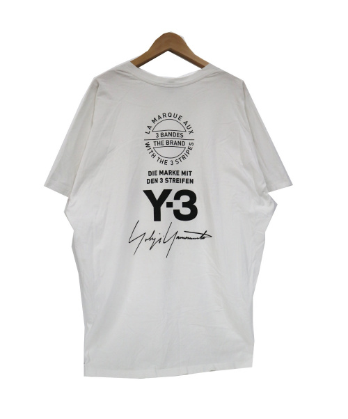 中古 古着通販 Y 3 ワイスリ ロゴプリントtシャツ ホワイト サイズ ｌ ブランド 古着通販 トレファク公式 Trefac Fashion