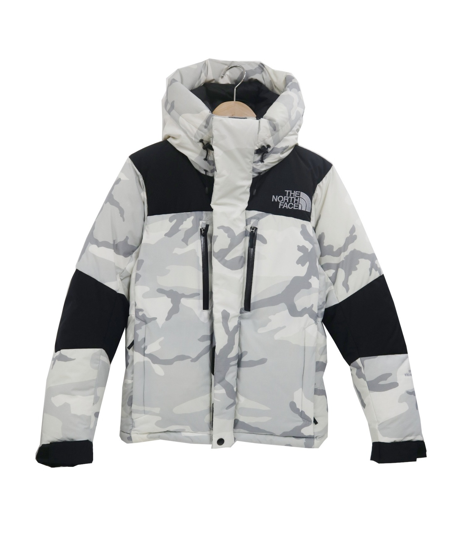 中古 古着通販 The North Face ザノースフェイス カモ柄ノベルティバルトロライトダウンジャケット ホワイト グレー サイズ Xs ブランド 古着通販 トレファク公式 Trefac Fashion