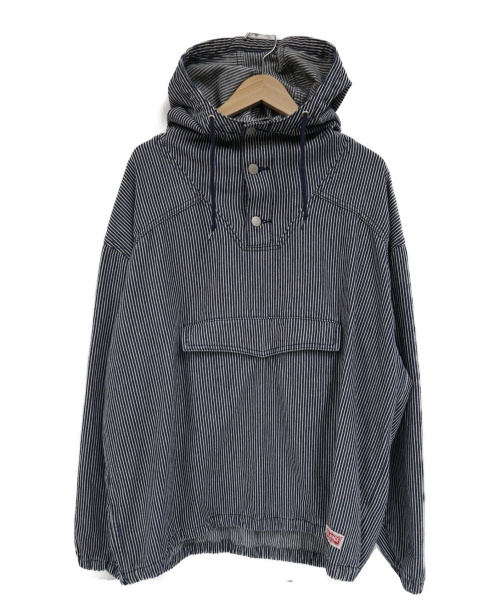 中古 古着通販 X Large エクストララージ ヒッコリーデニムアノラックパーカー インディゴ サイズ Xl ブランド 古着通販 トレファク公式 Trefac Fashion