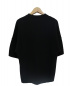BALENCIAGA (バレンシアガ) キーネックウールニットポロシャツ ブラック サイズ:S：9800円