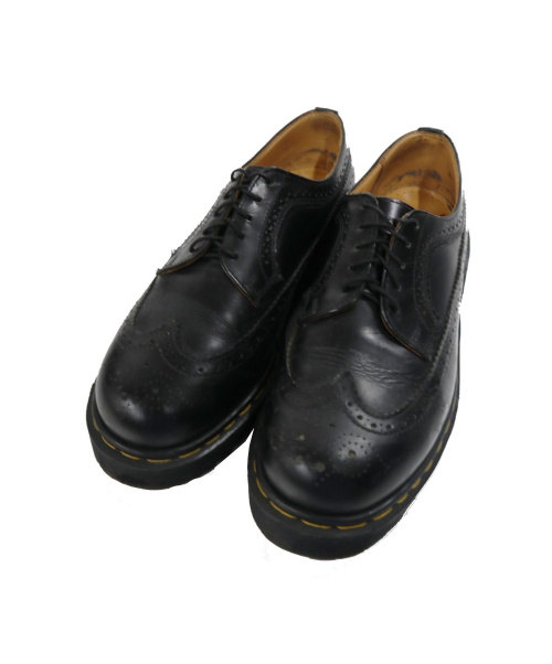中古 古着通販 Dr Martens ドクターマーチン 5ホールメダリオンウィングチップシューズ ブラック サイズ 8 ブランド 古着通販 トレファク公式 Trefac Fashion
