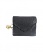 Christian Dior（クリスチャン ディオール）の古着「3つ折り財布」｜ブラック×ピンク