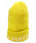 LOUIS VUITTON (ルイヴィトン) コットンカシミヤヴィトンカップロゴニット帽 イエロー サイズ:下記参照：14800円