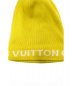 中古・古着 LOUIS VUITTON (ルイヴィトン) コットンカシミヤヴィトンカップロゴニット帽 イエロー サイズ:下記参照：14800円