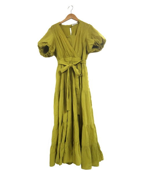 中古 古着通販 Snidel スナイデル コットンカシュクールワンピース イエロー ブランド 古着通販 トレファク公式 Trefac Fashion