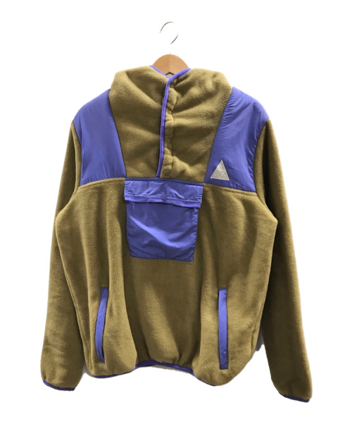 HUF（ハフ）HUF (ハフ) フリースアノラックジャケット オリーブ サイズ:Mの古着・服飾アイテム