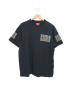 SUPREME（シュプリーム）の古着「スタックロゴプリントTシャツ」｜ブラック