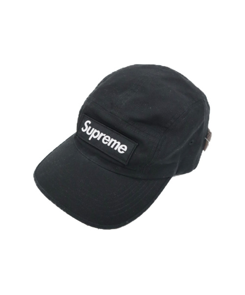SUPREME（シュプリーム）SUPREME (シュプリーム) ボックスロゴミリタリーキャンプキャップ ブラック サイズ:下記参照の古着・服飾アイテム