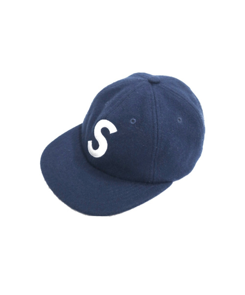 SUPREME（シュプリーム）SUPREME (シュプリーム) ウールSロゴ6パネルキャップ ネイビー サイズ:下記参照 Wool S Logo 6-Panel Capの古着・服飾アイテム
