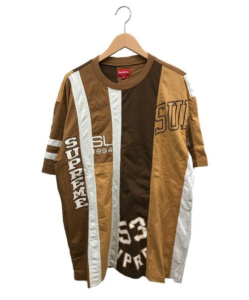 SUPREME（シュプリーム）SUPREME (シュプリーム) リコンストラクテッドTシャツ ブラウン サイズ:XLの古着・服飾アイテム