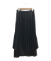 UN3D. (アンスリード) メッシュドッキングオリガミプリーツスカート ブラック サイズ:38：12800円