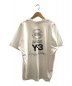 Y-3 (ワイスリー) バックプリントカットソー ホワイト×ブラック サイズ:S：7800円