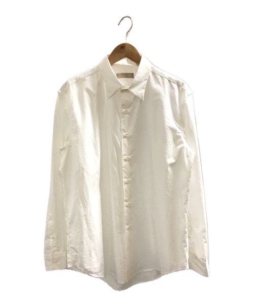 COLINA（コリーナ）COLINA (コリーナ) スーピマコットンポプリンミニマルシャツ ホワイト サイズ:Mの古着・服飾アイテム