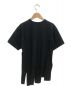 CDG (シーディージー) エアラインロゴカッティングTシャツ ブラック サイズ:M：6800円