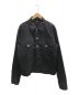 CHRISTIAN DADA（クリスチャンダダ）の古着「Laser Print Denim jacket」｜ブラック
