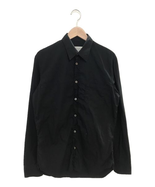 Maison Margiela10（メゾンマルジェラ10）Maison Margiela10 (メゾンマルジェラ10) コットンシャツ ブラック サイズ:40の古着・服飾アイテム