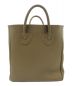 YOUNG & OLSEN The DRYGOODS STORE (ヤングアンドオルセン ザ ドライグッズストア) EMBOSSED LEATHER TOTE カーキ：16800円