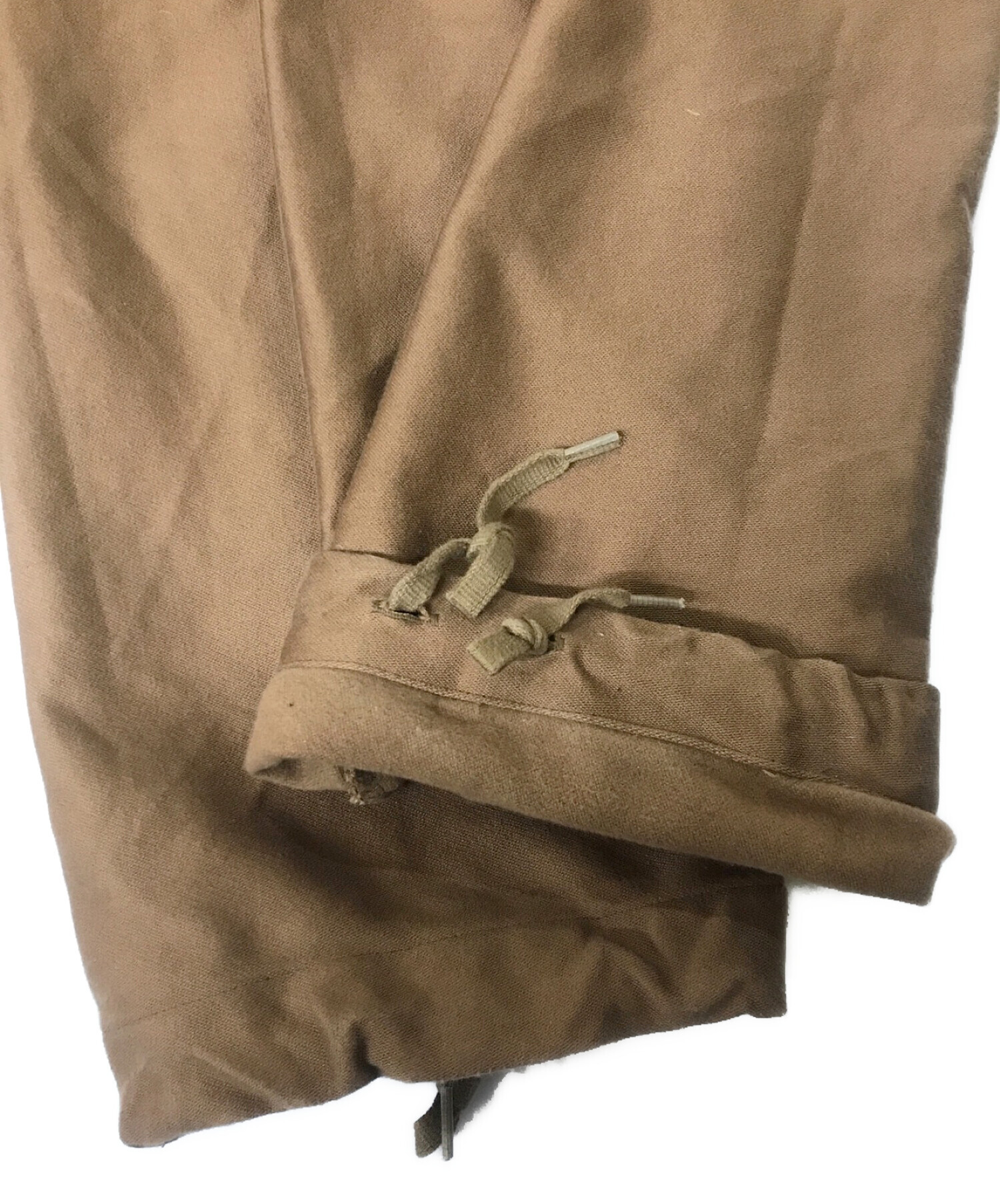 KAPTAIN SUNSHINE (キャプテンサンシャイン) Deck Trousers モールスキンオーバーオール ブラウン サイズ:76㎝（W30）