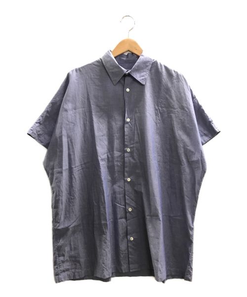 E.TAUTZ（イートーツ）E.TAUTZ (イートーツ) DOLMAN SHORT SLEEVE SHIRT SOLID ブルー サイズ:Sの古着・服飾アイテム