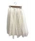Bilitis Collection DE TUTUS（ビリティス ディ セッタン）の古着「ドットチュールスカート」｜ホワイト