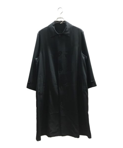 JIL SANDER（ジルサンダー）JIL SANDER (ジルサンダー) TIPTON LOGO VISCOSE COAT ブラック サイズ:44の古着・服飾アイテム