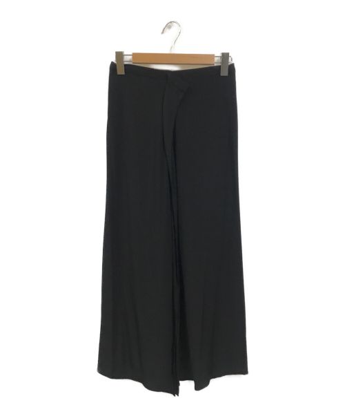 yohji yamamoto+noir（ヨウジヤマモトプリュスノアール）yohji yamamoto+noir (ヨウジヤマモトプリュスノアール) デザインスカート ブラック サイズ:１の古着・服飾アイテム