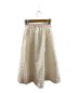 CADUNE (カデュネ) ジャガードフレアスカート ホワイト サイズ:36：4800円