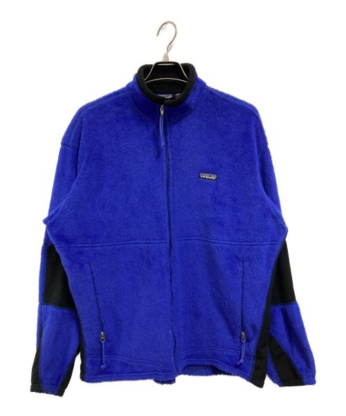 Patagonia（パタゴニア）Patagonia (パタゴニア) R2 Fleece Jacket ブルー×ブラック サイズ:Lの古着・服飾アイテム