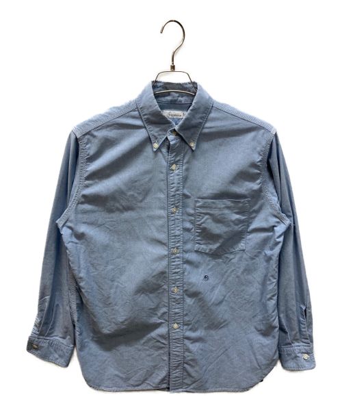 nanamica（ナナミカ）nanamica (ナナミカ) Button Down Wind Shirt ブルー サイズ:XSの古着・服飾アイテム
