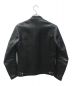 ADDICT CLOTHES NEW VINTAGE (アディクトクローズ ニューヴィンテージ) ホースハイドシングルライダースジャケット ブラック サイズ:38：86000円