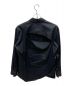 sulvam (サルバム) スラッシュアシンメトリーレギュラーカラーシャツ ブラック サイズ:L：7800円