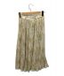 HER LIP TO (ハーリップトゥ) Pleated Chiffon Long Skirt ベージュ サイズ:M：10000円