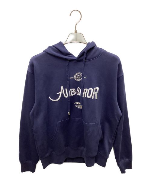 ADER error（アーダーエラー）ADER error (アーダーエラー) ロゴ刺繍プルオーバーパーカー ネイビー サイズ:3の古着・服飾アイテム