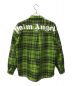 Palm Angels (パーム エンジェルス) チェックシャツジャケット グリーン×ブラック サイズ:L：19800円