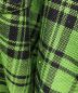 中古・古着 Palm Angels (パーム エンジェルス) チェックシャツジャケット グリーン×ブラック サイズ:L：19800円